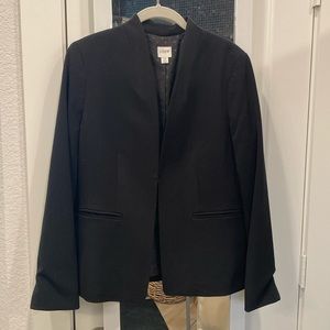 J Crew Collarless Blazer